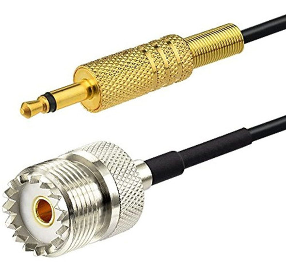 Eightwood Uhf So239 A 3.5 Mm Mono 1/8 Ts Adaptador De Enchuf 1