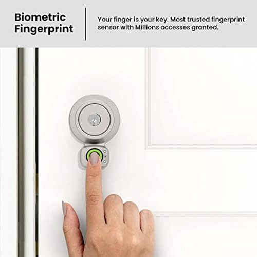 Lockly Acceso Táctil, Sensor Biométrico De Huellas 1