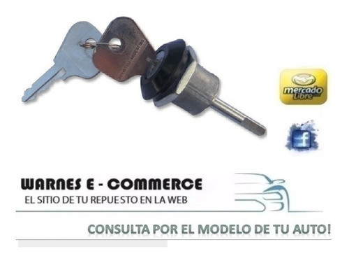 Cilindro Baul Peugeot 504 Hasta 1994 Cromado Con Llaves 1