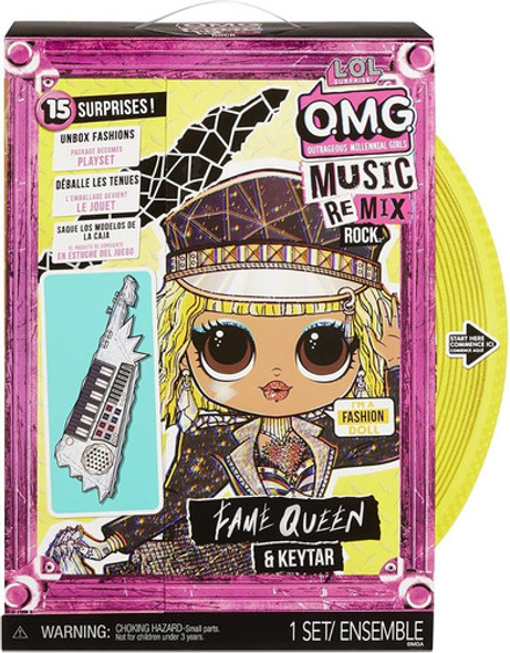 Muñeca Lol Surprise Omg Remix Rock Fame Queen 1