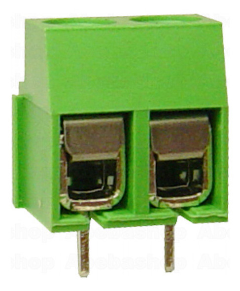 Bornera 2x1 8a Terminal Conector Tornillo Polos Pines Pcb 0