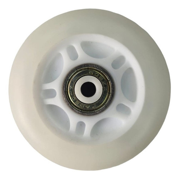 8x Ruedas Led Pu Silicona Luces Photon 64 Mm Con Rulemanes 1