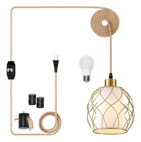 ~? Enchufe Ruzectt En Luz Colgante, Luz Colgante Con Cable E 0