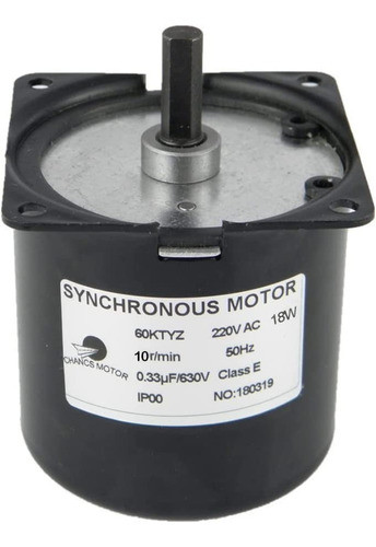 Motor De Engrenagem Elétrica Síncrono 60ktyz 220v 8-10rpm 0