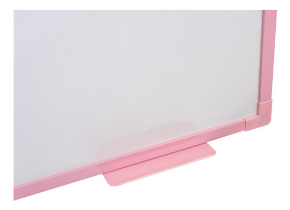 Lousa Quadro Branco Escolar Moldura Mdf Colorido 60x40cm Uni 1