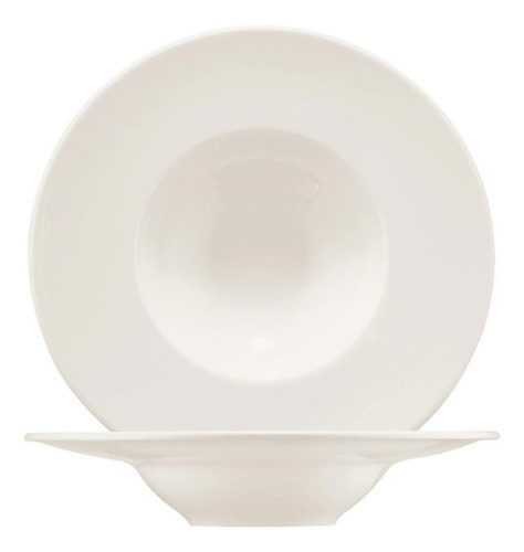 Plato Hondo 28cm Blanco Banquet Bonna 0