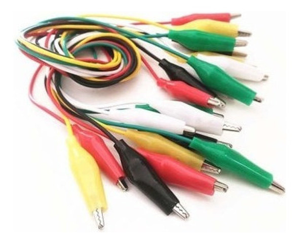 Cable Punta De Cocodrilo 20 Piezas 1