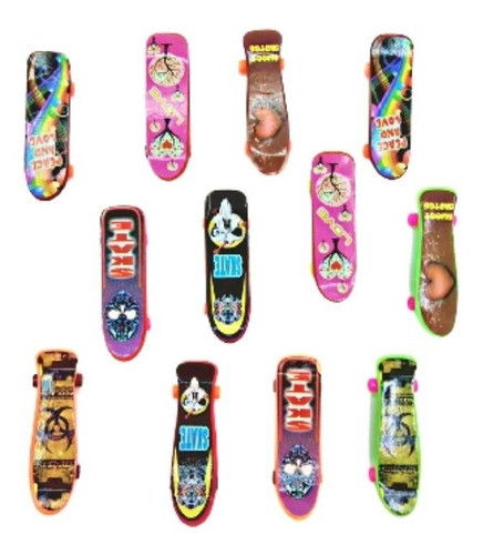 Juguetitos De Piñata Patinetas Skate X 12 Unidades 0