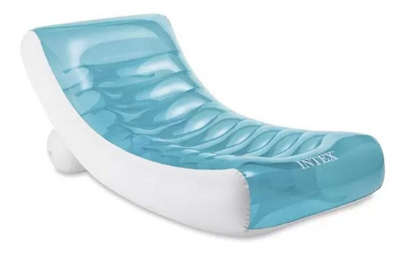 Colchão Inflável Boia Piscina Ibiza Com Porta Copos Intex 0