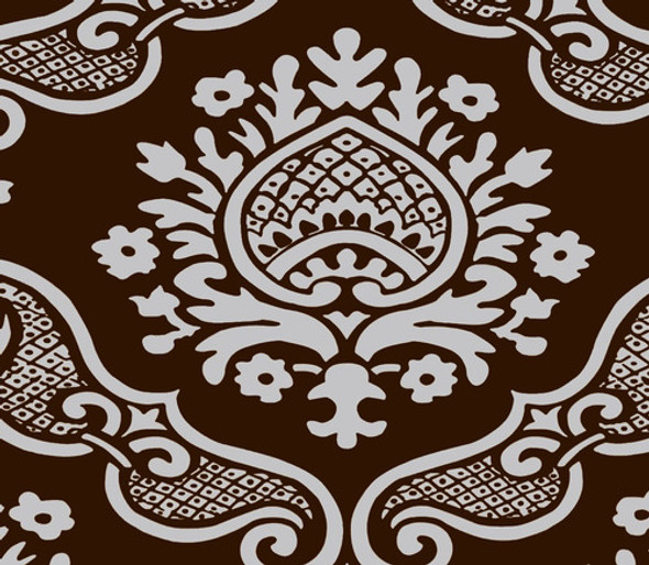 Papel Muresco Vinilizado Amarie Marron Celeste 324 Soul 0