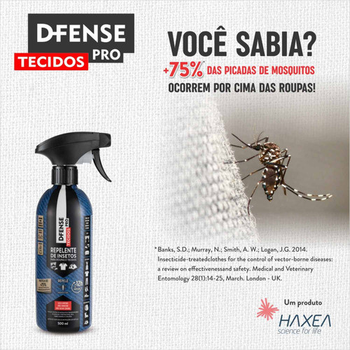 D Fense Pro Repelente Spray Mosquito Zika Dengue 500ml Haxea 1