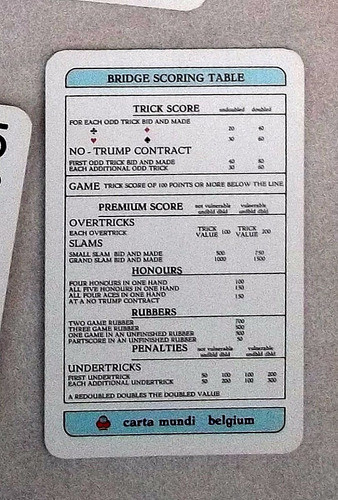 Naipes De Poker Bridge Cartamundi Belgica. 1