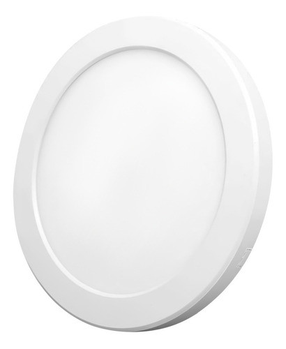 Panel Luz Led 12w Circular Luz Fría De Adosar Diginet 0
