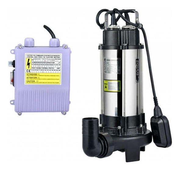 Bomba Agua Sumergible 1500w 2 Hp C/triturador Equus - Ynter 0