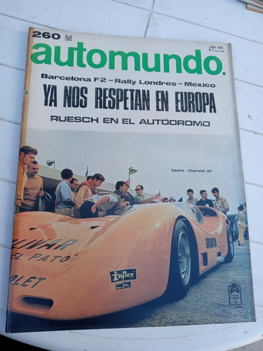Automundo N.260 Gentile Chevrolet Sp - C/poster 0