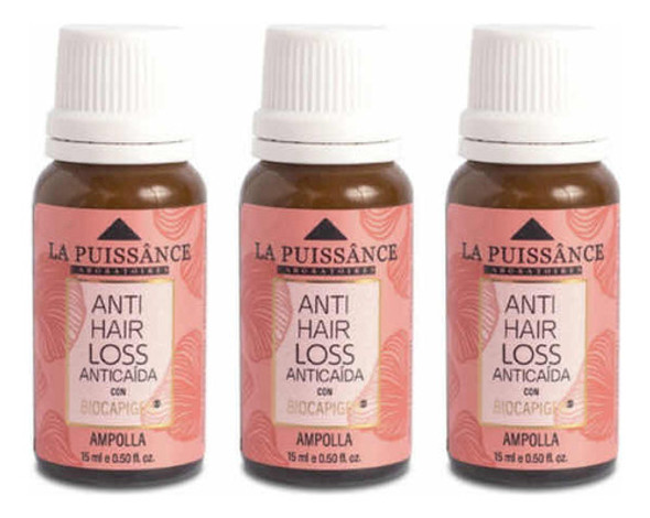 Ampollas Anti Hair Loss Anti Caída La Puissance Pack X3u 0 Ampollas Anti Hair Loss Anti Caída La Puissance Pack X3u 0