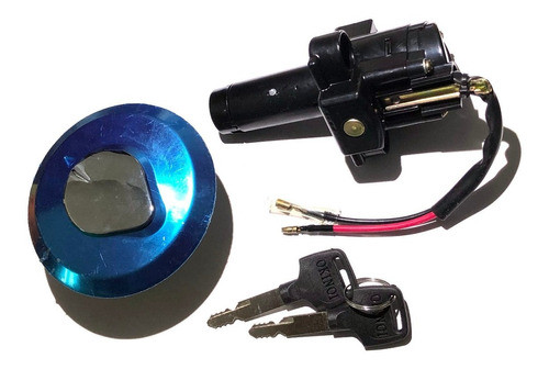 Kit Llave Contacto + Tapa Tanque Cbx 250 Twister Solomoto 0