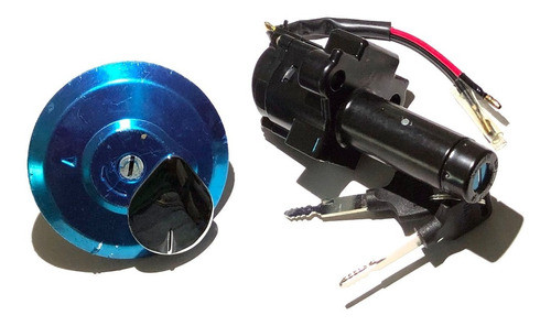 Kit Llave Contacto + Tapa Tanque Cbx 250 Twister Solomoto 1