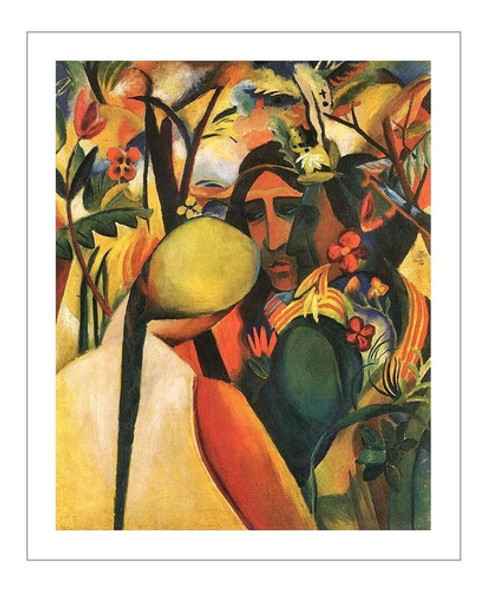 Lamina Fine Art Indio August Macke 50x60 Myc 0
