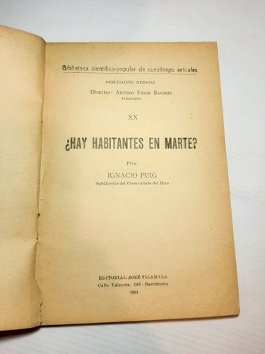 Antiguo Libro Extraterrestres Ovnis 1933 Lotex2 Puig Ro 1200 1