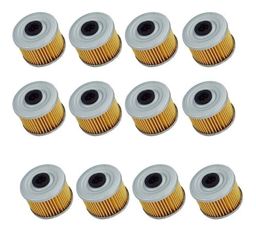Pack Por 12 Filtros Aceite Yamaha Fz 16 - Tech 0