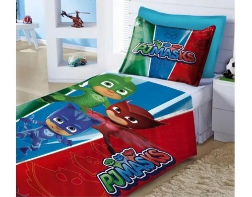 Cubre Cama + Funda  Pj Masks 0