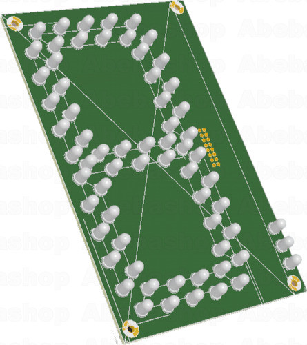 Display 7 Segmentos Alto 15cm 12v Azul Arduino Numeros 0