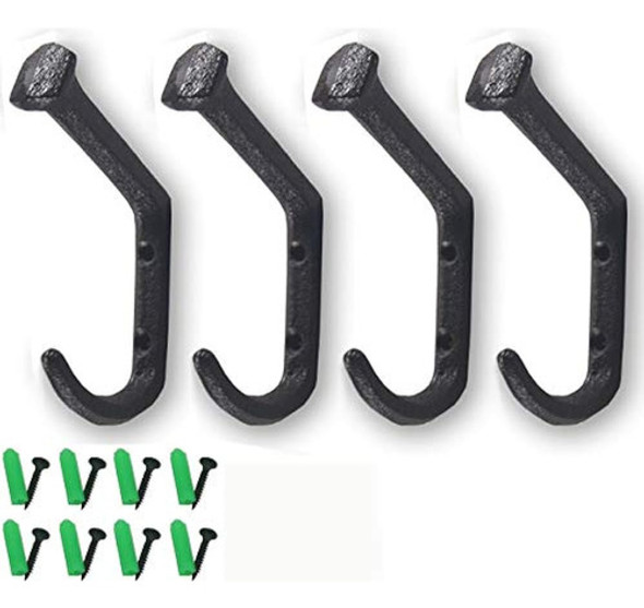 Tinsow, 4 Ganchos Para Colgar Abrigos De Pared, Colgador De 0