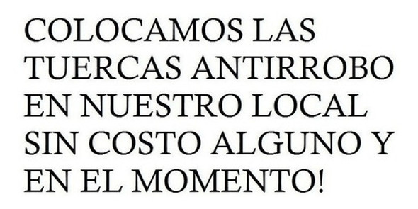 Bulon Seguridad Antirrobo Volkswagen Touareg Br37/d Farad 1