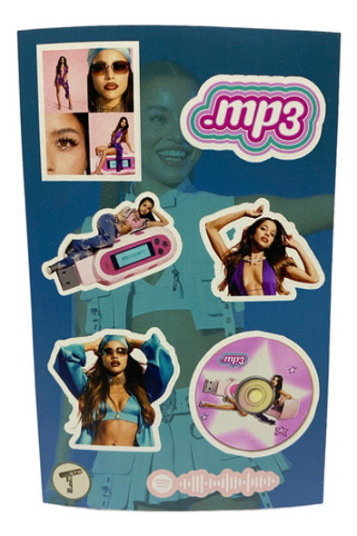 Plancha De Stickers De Emilia Resistentes Al Agua Termo Ce 0