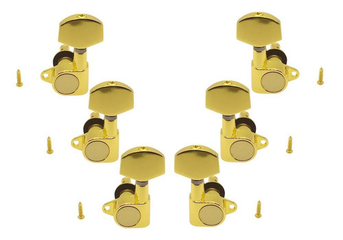 Tarraxa Dourada Para Violão Takamine Aço Jogo Completo 0