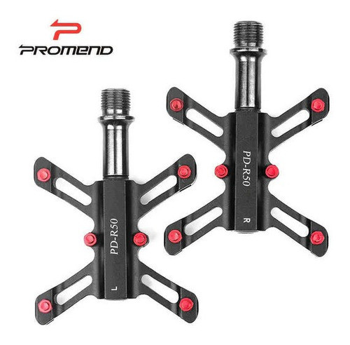Pedales Bicicleta Promend Pd-r50 3 Rodamientos Mtb Bmx 1