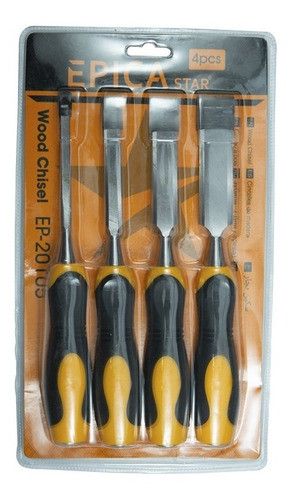 Juego De Formones 4 Piezas 6 A 25mm  Epica Star 0