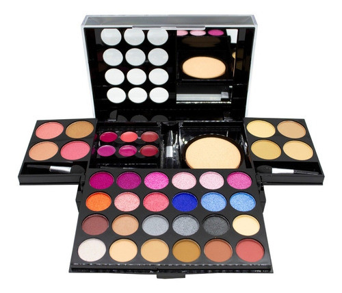 Makeover Set Maquillaje Sombras Labiales Jes-358 6c 0