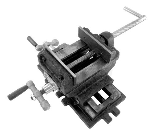 Morsa Plana Cruz 4'' 85mm Base Desplazable Fresadora Taladro 0