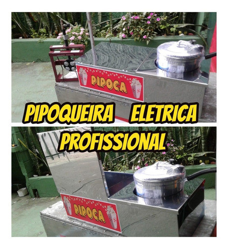 Maquina De Fazer Pipoca Eletric Inox Loja De Fabrica+brindes 1