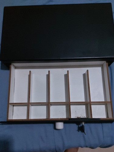 Gaveta De Dinheiro Em Mdf Com Chave 1