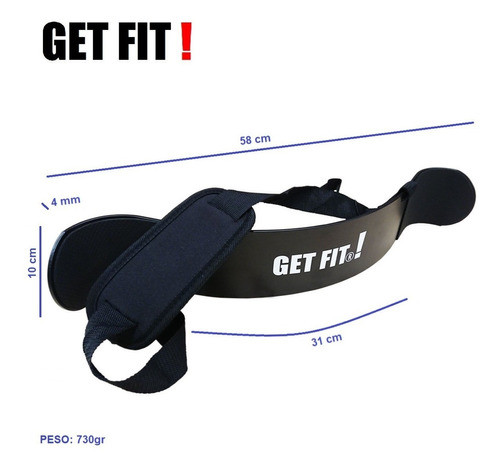 Arm Blaster Soporte Brazos Para Biceps Get Fit! Curl W Ez 1
