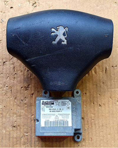 Airbag Volante Mas Modulo. Peugeot 206. Orig. Ver Fotos!! 1