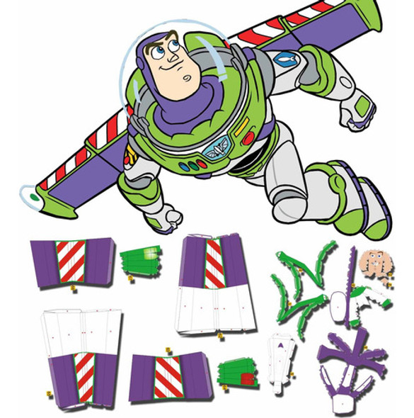 Buzz Lightyear Toy Story Papercraft 0