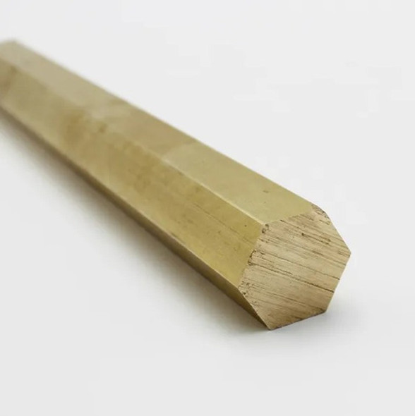 Barra De Bronce Latón Hexagonal 10 Mm X Kg Bronce En Caba 0