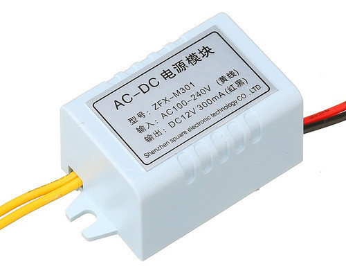 Mini Fonte De Alimentação 12v 300ma Zfx-m301 Automação Nfe 0