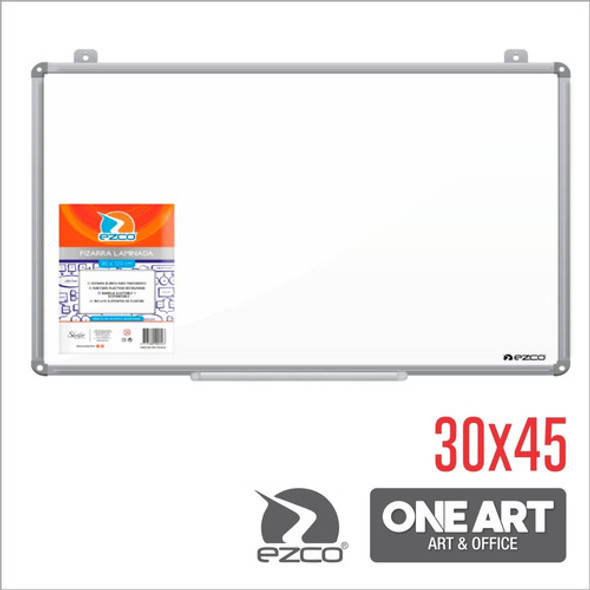 Pizarra Blanca Laminada Aluminio Ezco 30x45 Cm 1 Pizarra Blanca Laminada Aluminio Ezco 30x45 Cm 1