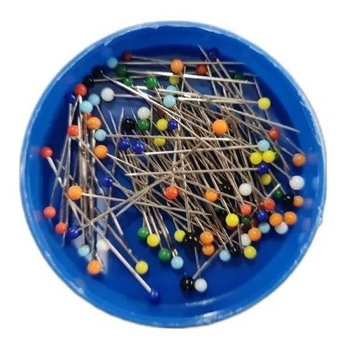 Alfinete Cabeça De Vidro Com 100 Unidades 0