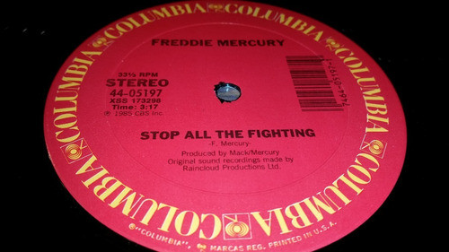 Freddie Mercury I Was Born To Love You Usa Vinilo Maxi 1985 1