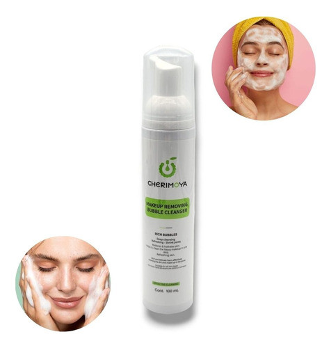 Desmaquillante En Espuma Limpiador De Maquillaje Cherimoya 0