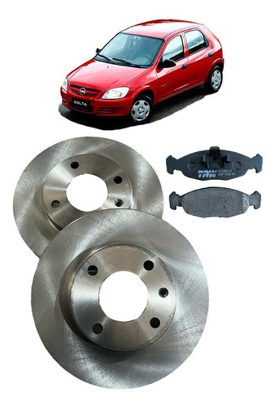 Discos Freno Y Pastillas Chevrolet Celta Agile Corsa Classic 0