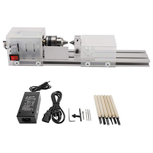 Yaetek Mini Torno Beads Pulidora Máquina Bricolaje Carpinter 0