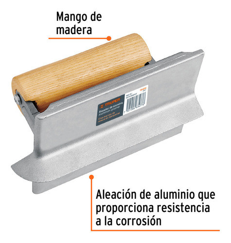 Llana Aluminio Para Ranuras Truper Ray 1