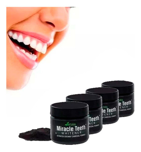 Set X4 Unidades De Blanqueador Dental Miracle Teeth Whitener 0